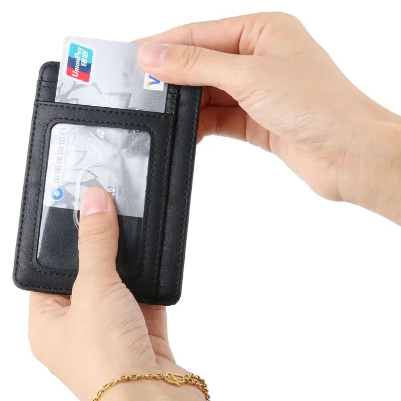 Portemonnee heren compact model met flap – Makkelijk openen