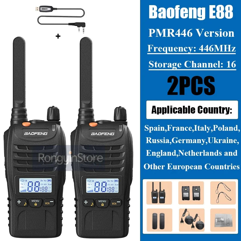 Walkie talkie Action in camouflagekleur