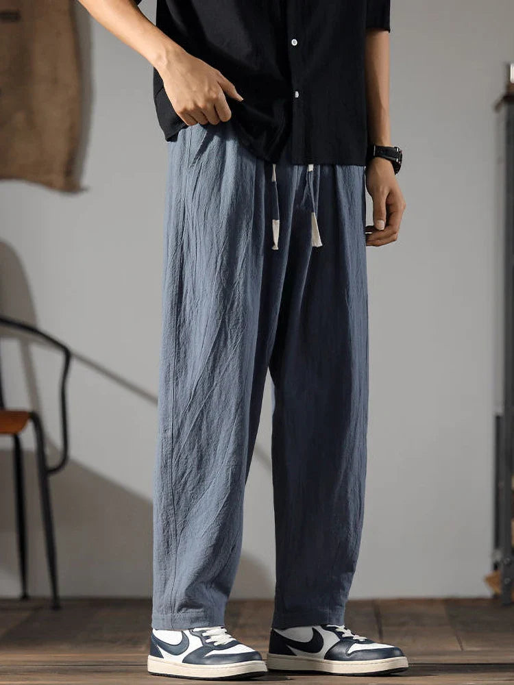 Casual linnen broek voor heren – Voor vrije tijd of werk