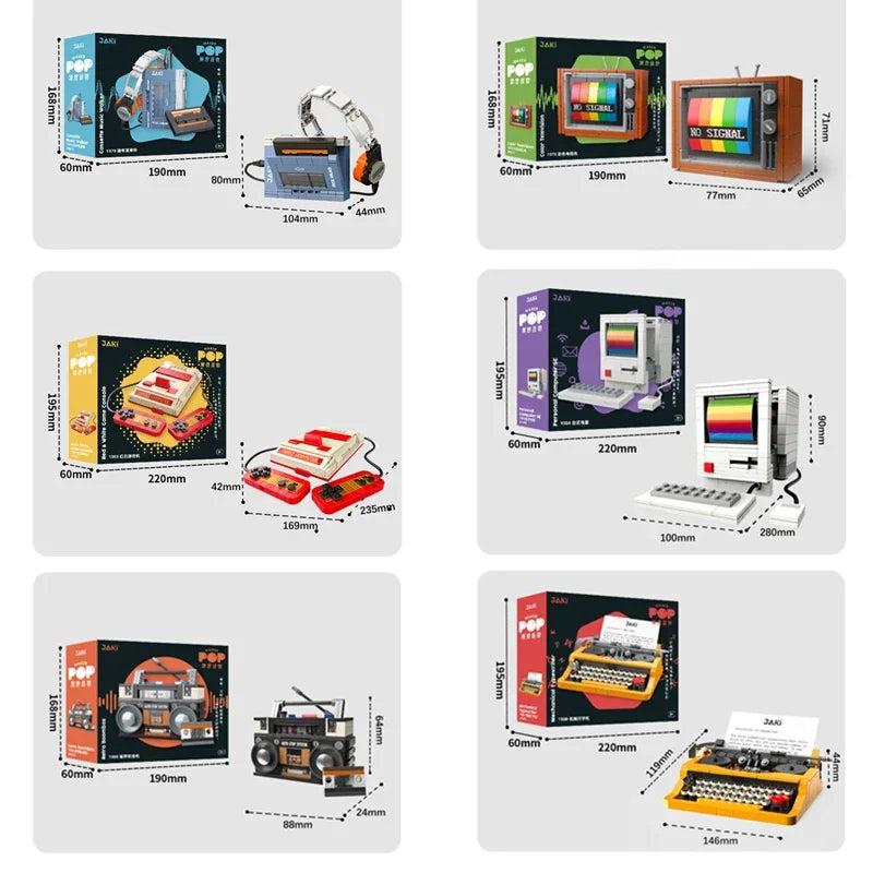 Decoratie woonkamer accessoires - Retro elektronica bouwpakket voor nostalgische sfeer