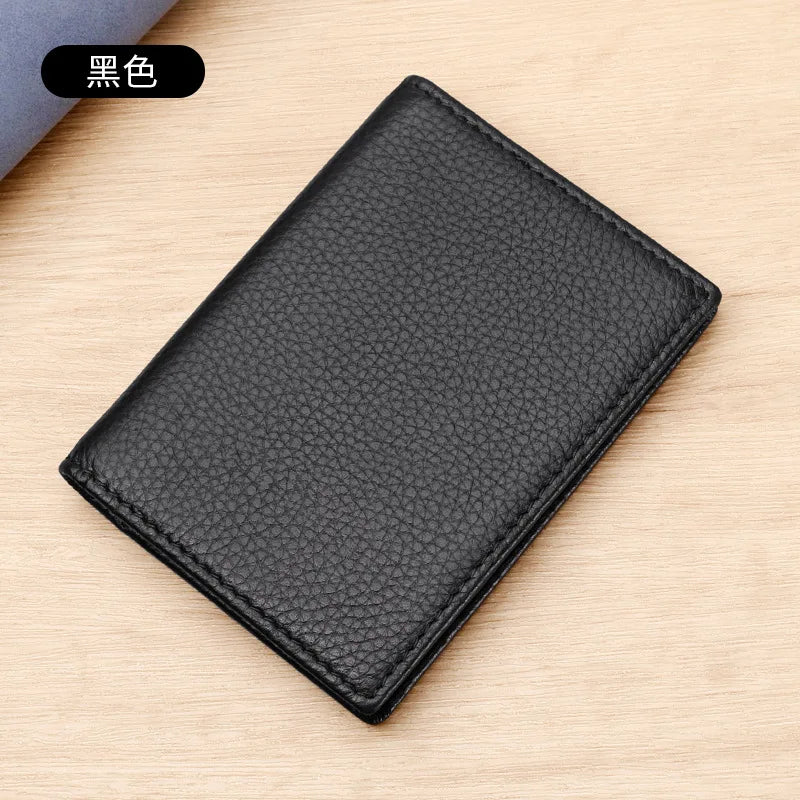 Kaarthouder heren met RFID en geldclip β Volledige bescherming