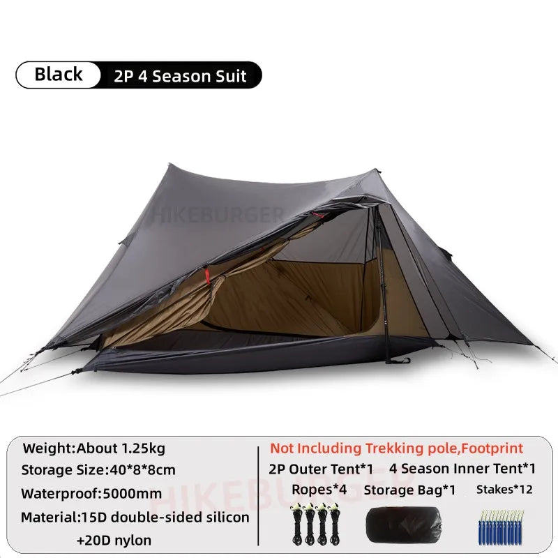 Pop-up tent voor 2 personen – Snel en makkelijk