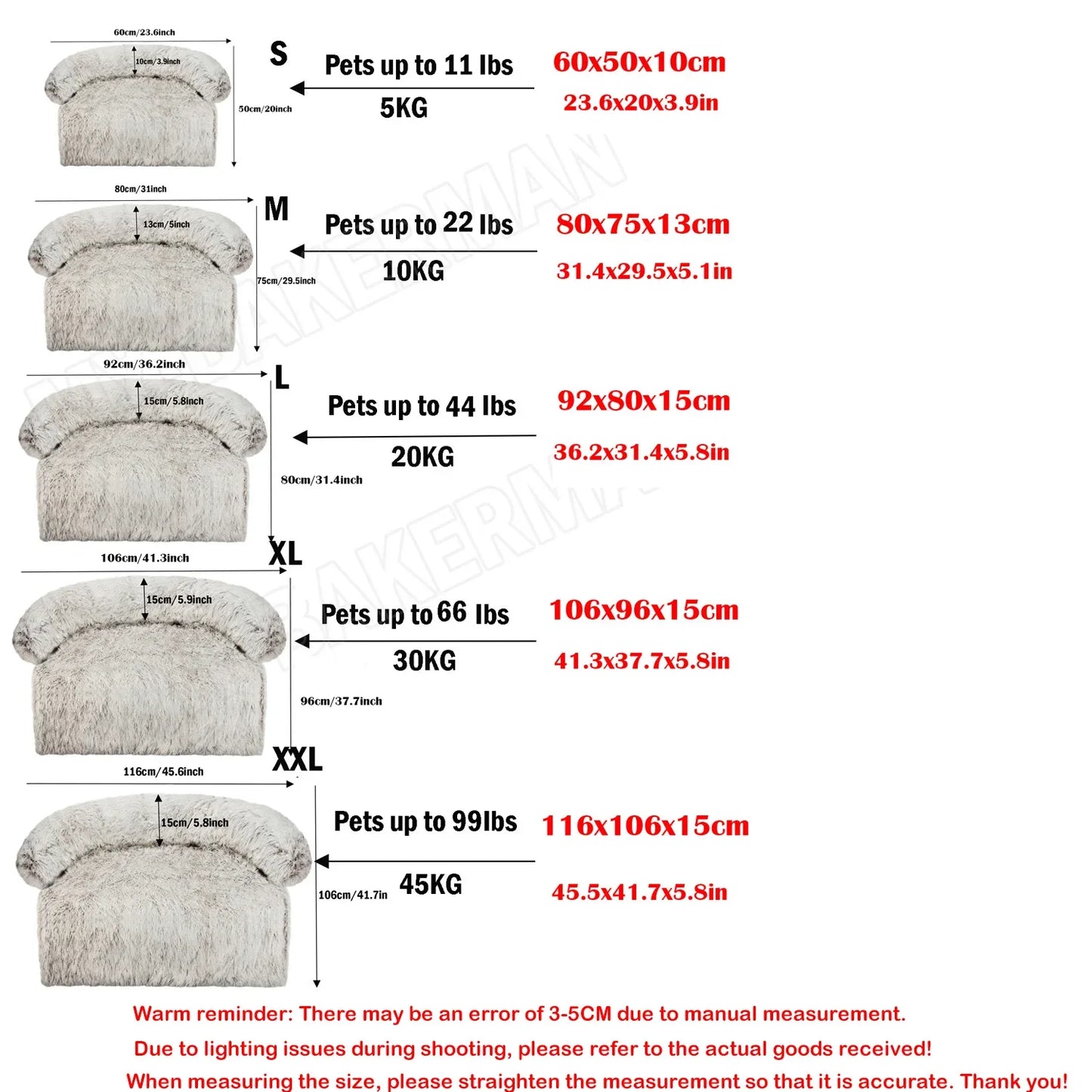 Grote hondenmand pluche – Warm en comfortabel