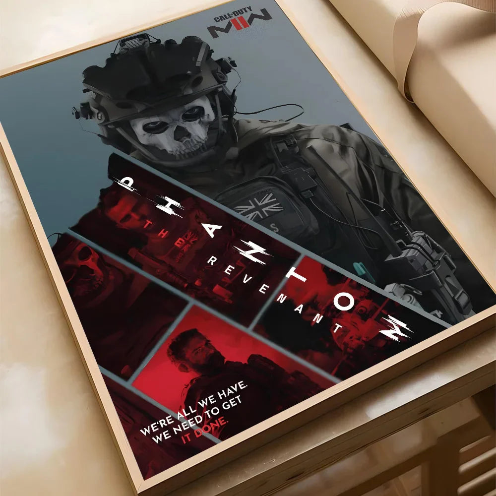 Posters met gouden accenten voor luxe sfeer