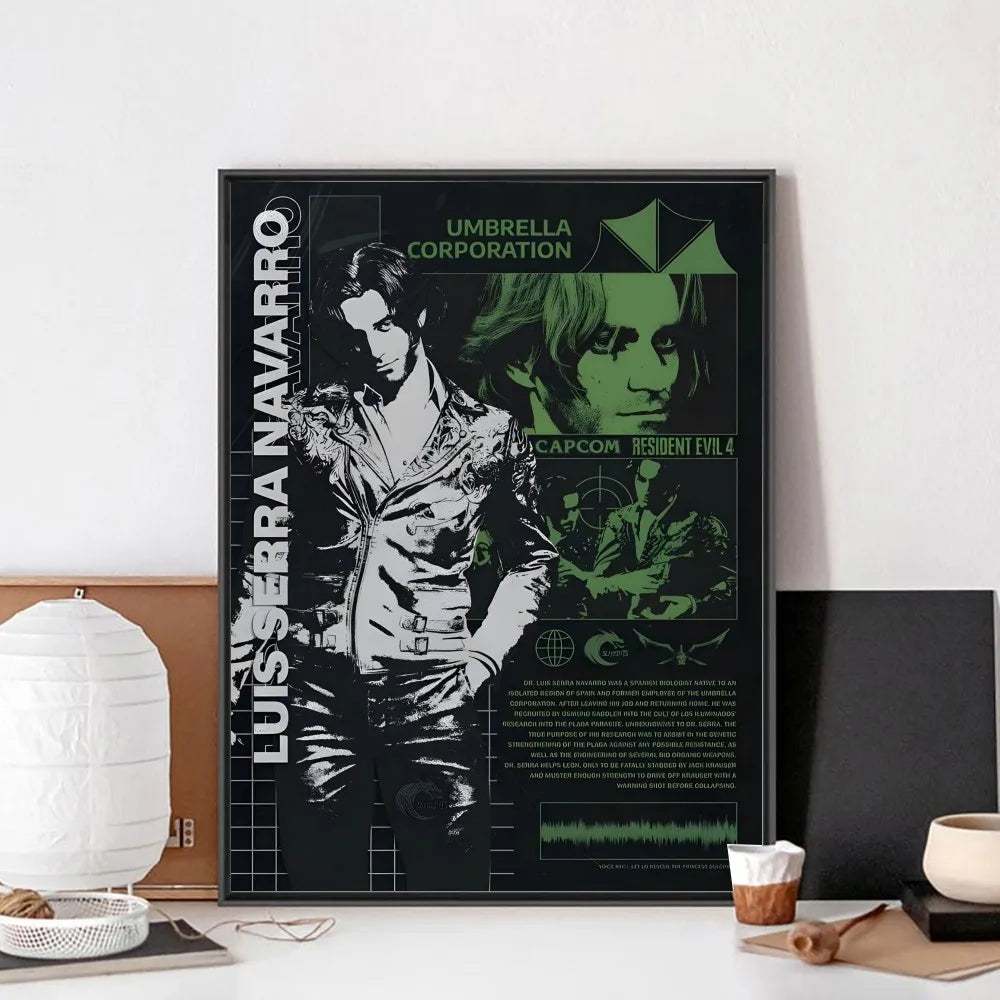 Vintage wereldkaart poster