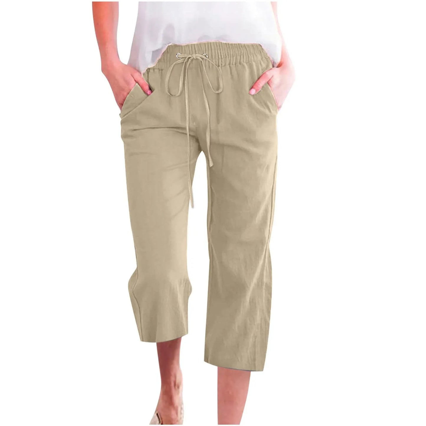 Linnen broek dames voor strand of stad – Veelzijdig model