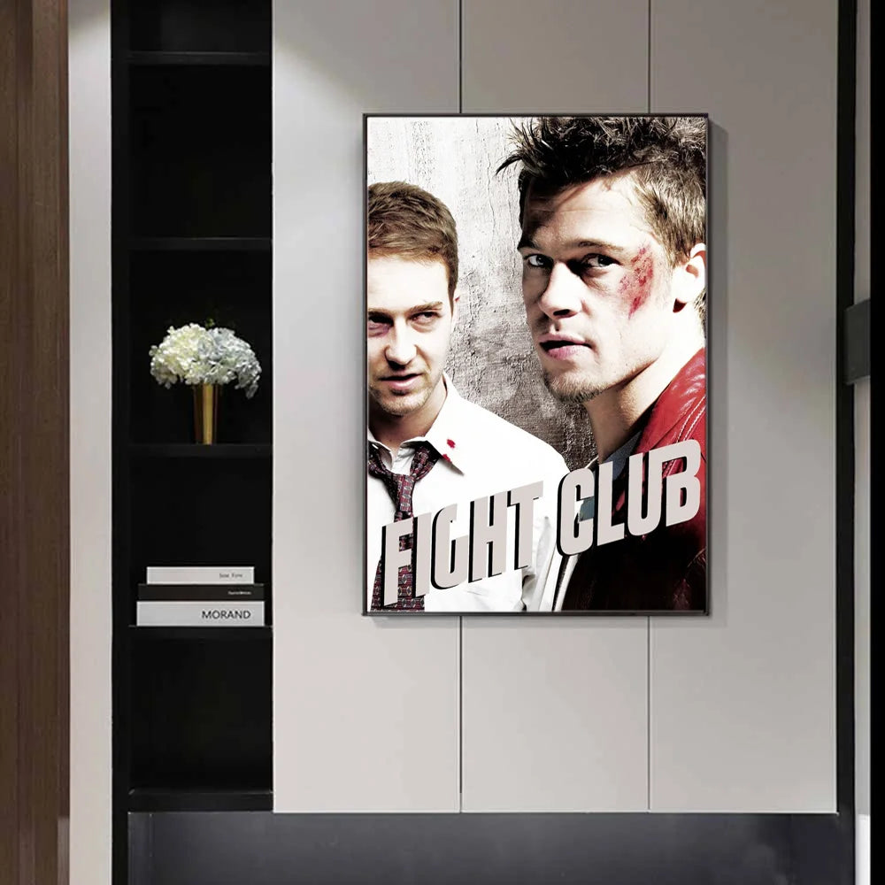 Poster met illustratie van koffie of wijn