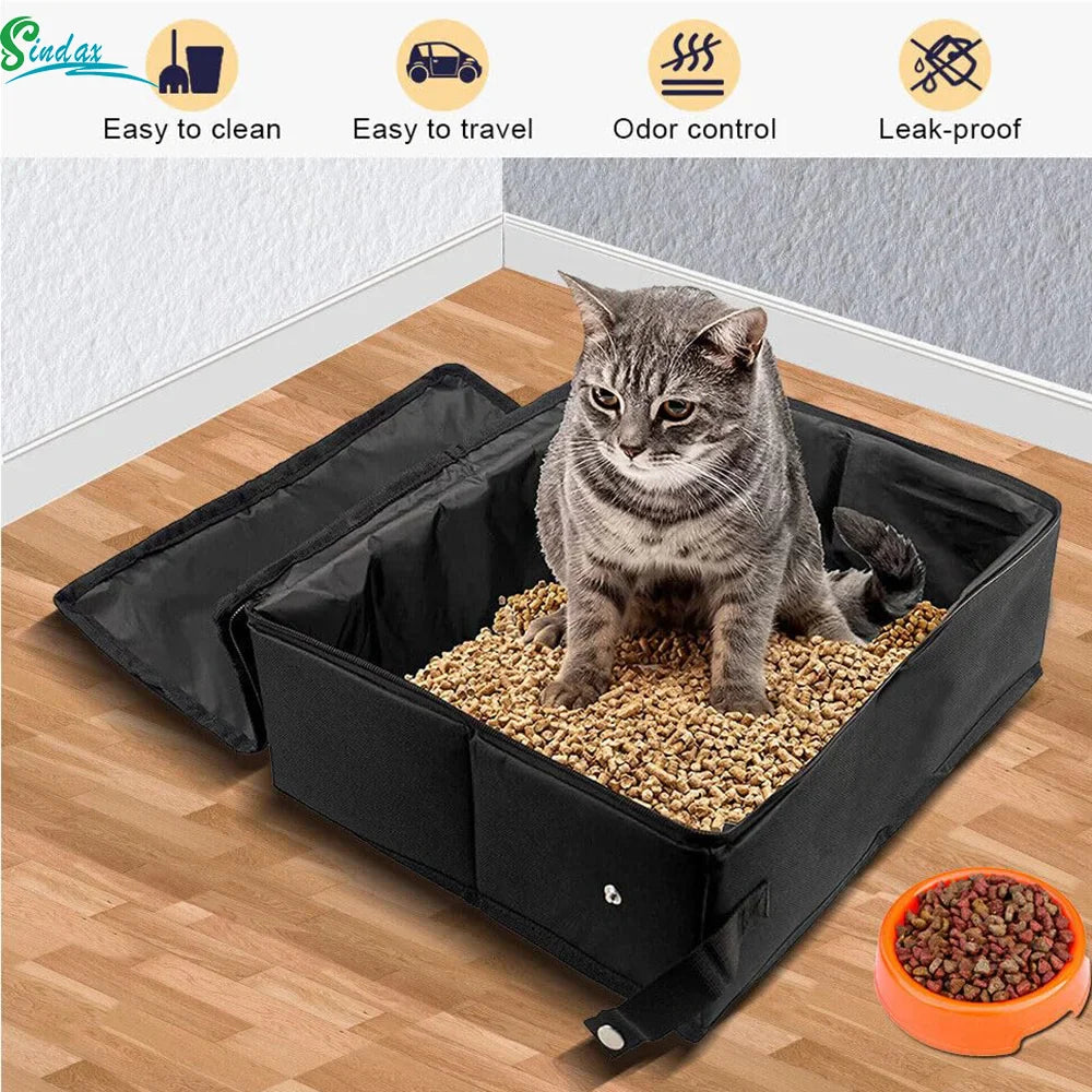 Pets Place kattenbak met kap β Voor privacy en netheid