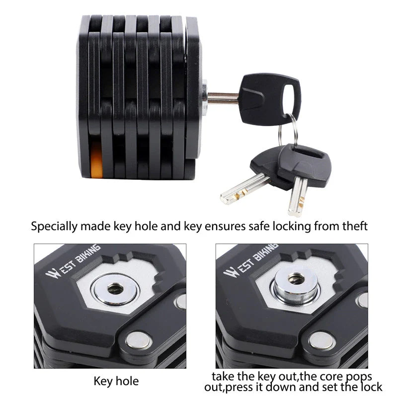 Fiets kettingslot β Extra sterk en flexibel