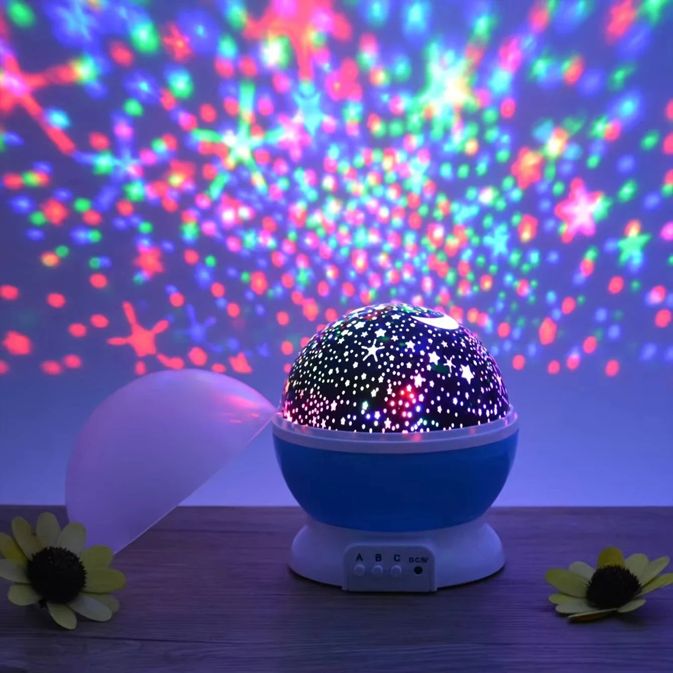 Mobiele projector lamp voor sterrenhemel