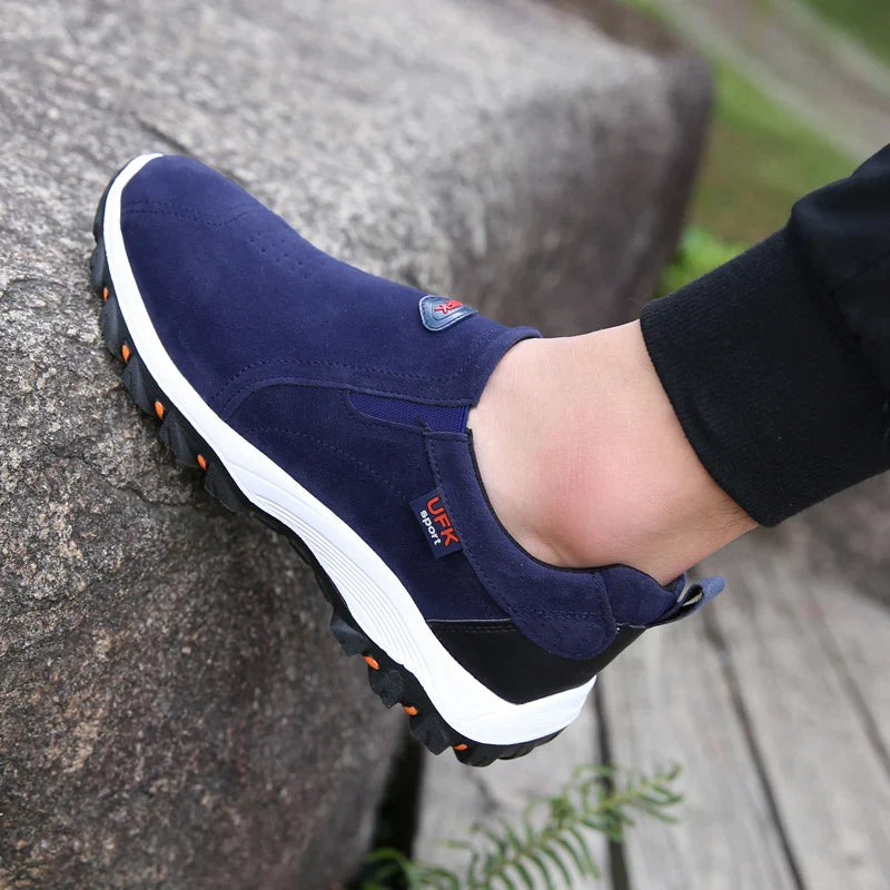 Zomerse mocassins voor heren met zachte zool