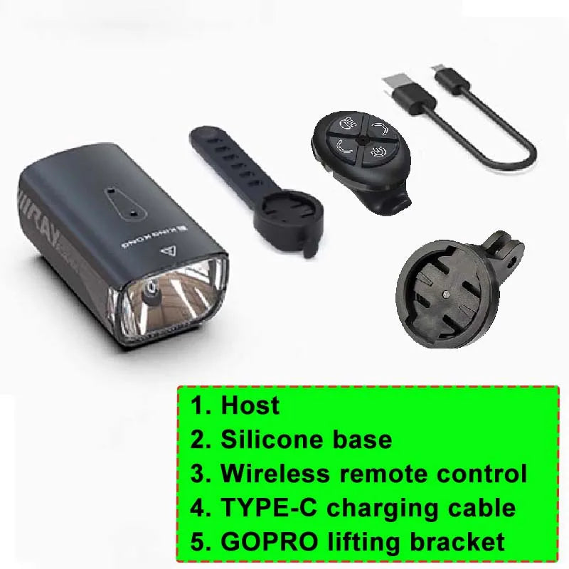 Heldere LED fietslamp met duurzame batterij