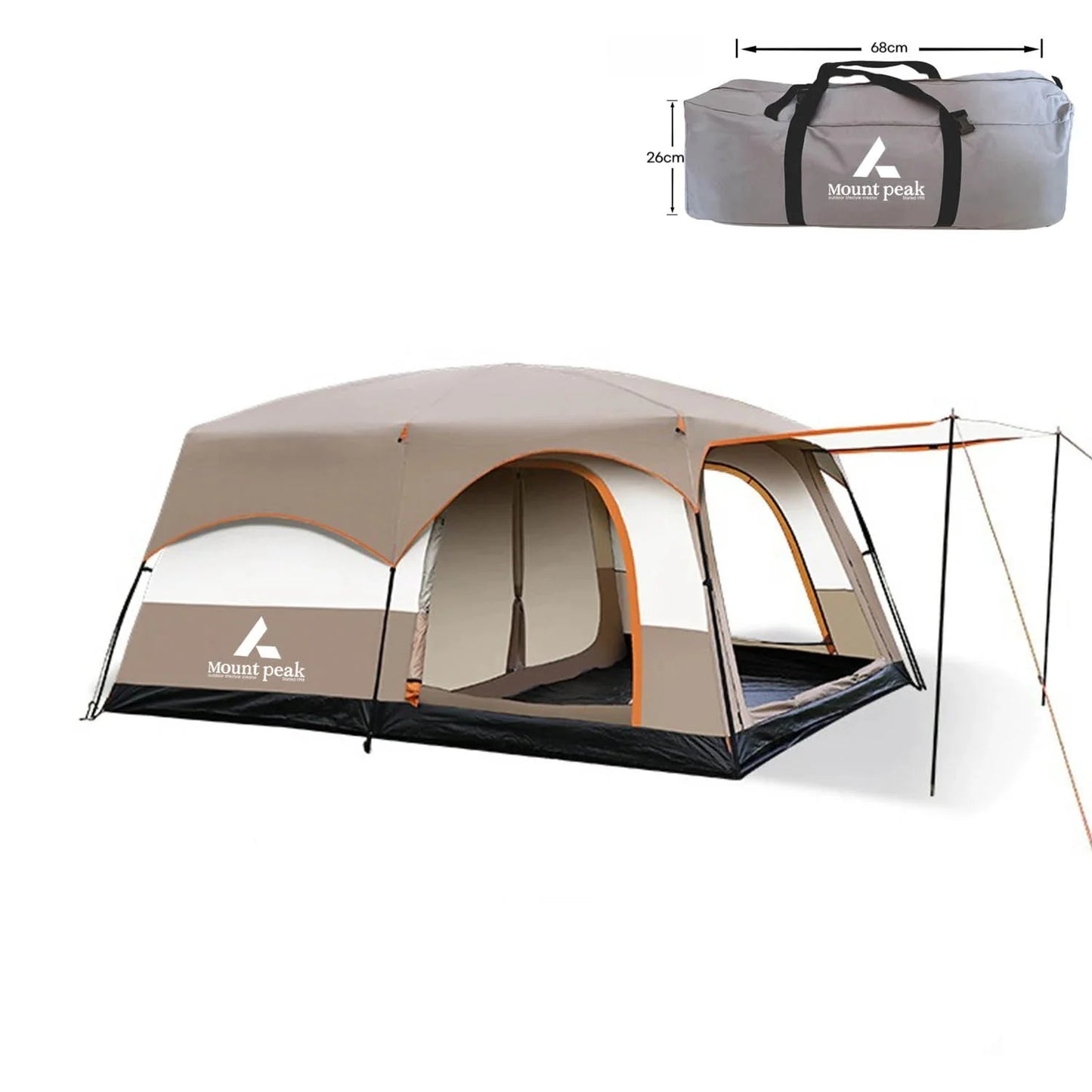 Camping tent met opbergruimte – Alles netjes georganiseerd