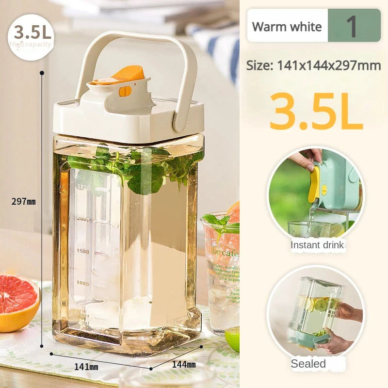 Drankdispenser met kleurrijke dop – Voor een vrolijke sfeer