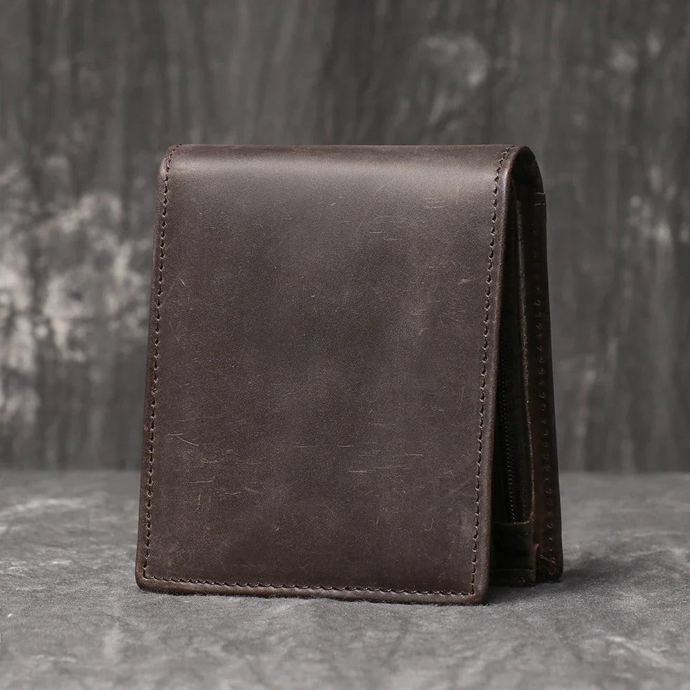 RFID portemonnee heren leer β Veilig tegen skimming