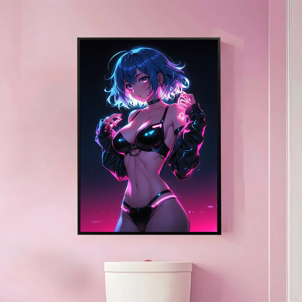 Poster in zachte pastelkleuren