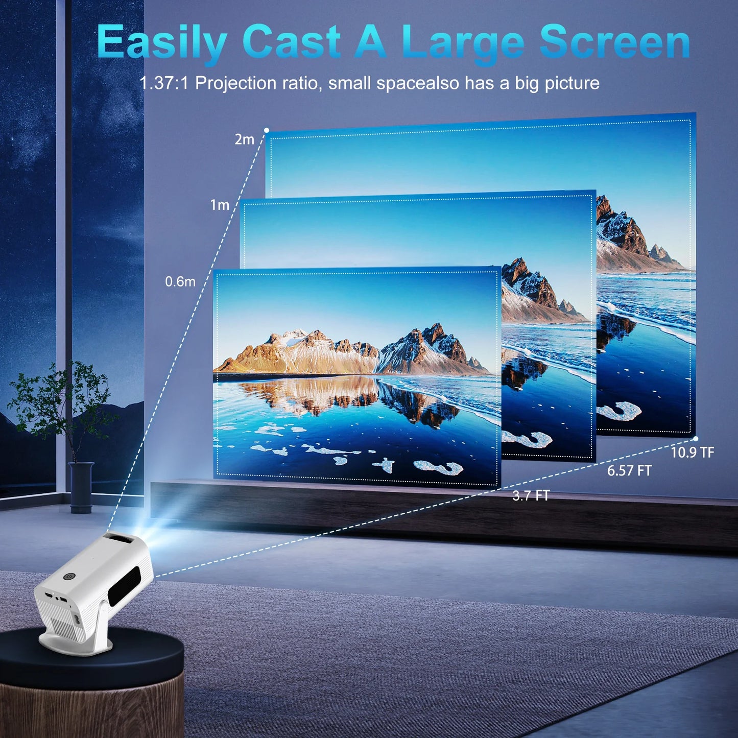 Projector voor tuinfeesten