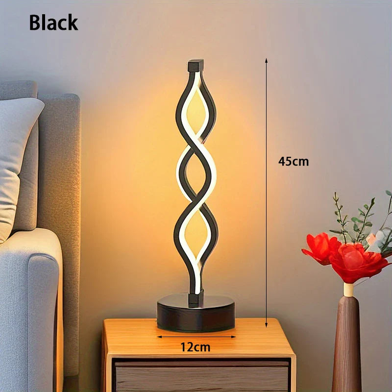 Lamp nachtkastje in zwart metaal β Stoere uitstraling