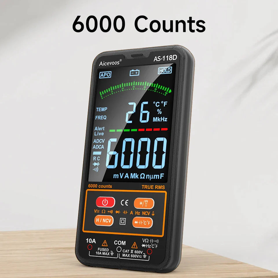 Multimeter met handige draagtas