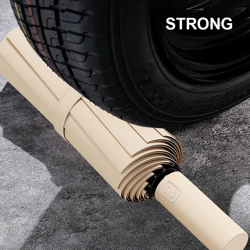 Opvouwbare paraplu met antislip handvat