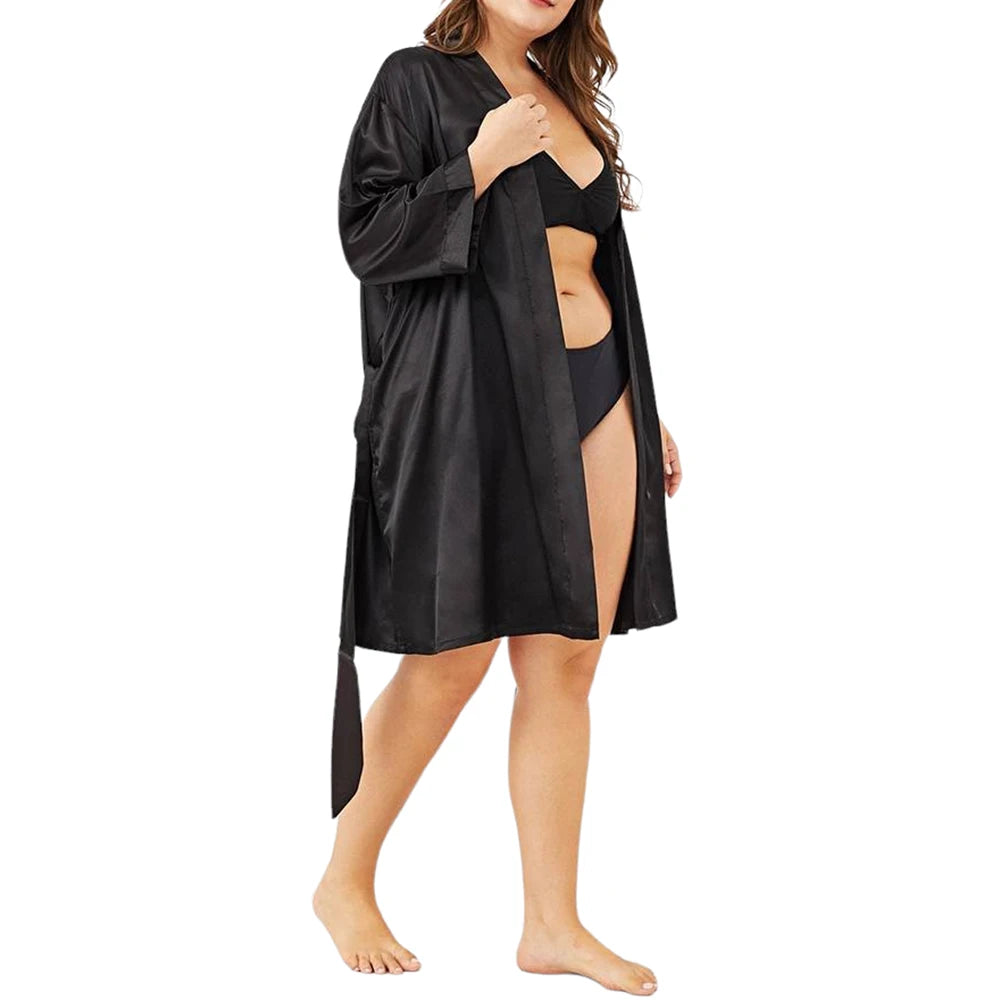 Ochtendjas dames zomer - zijdezacht comfort voor ontspannen ochtenden