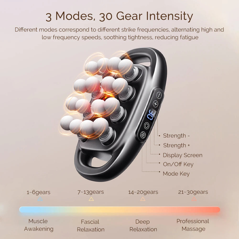 Massage gun met LED display – Duidelijke bediening