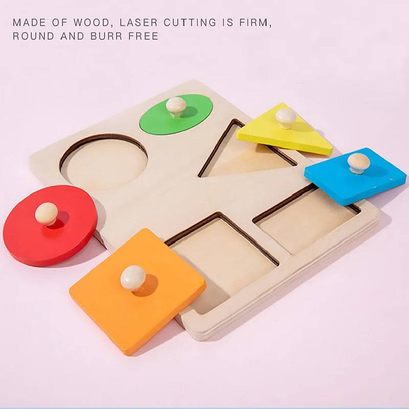 Houten puzzel speelgoed 2 jaar – Puzzelen en leren