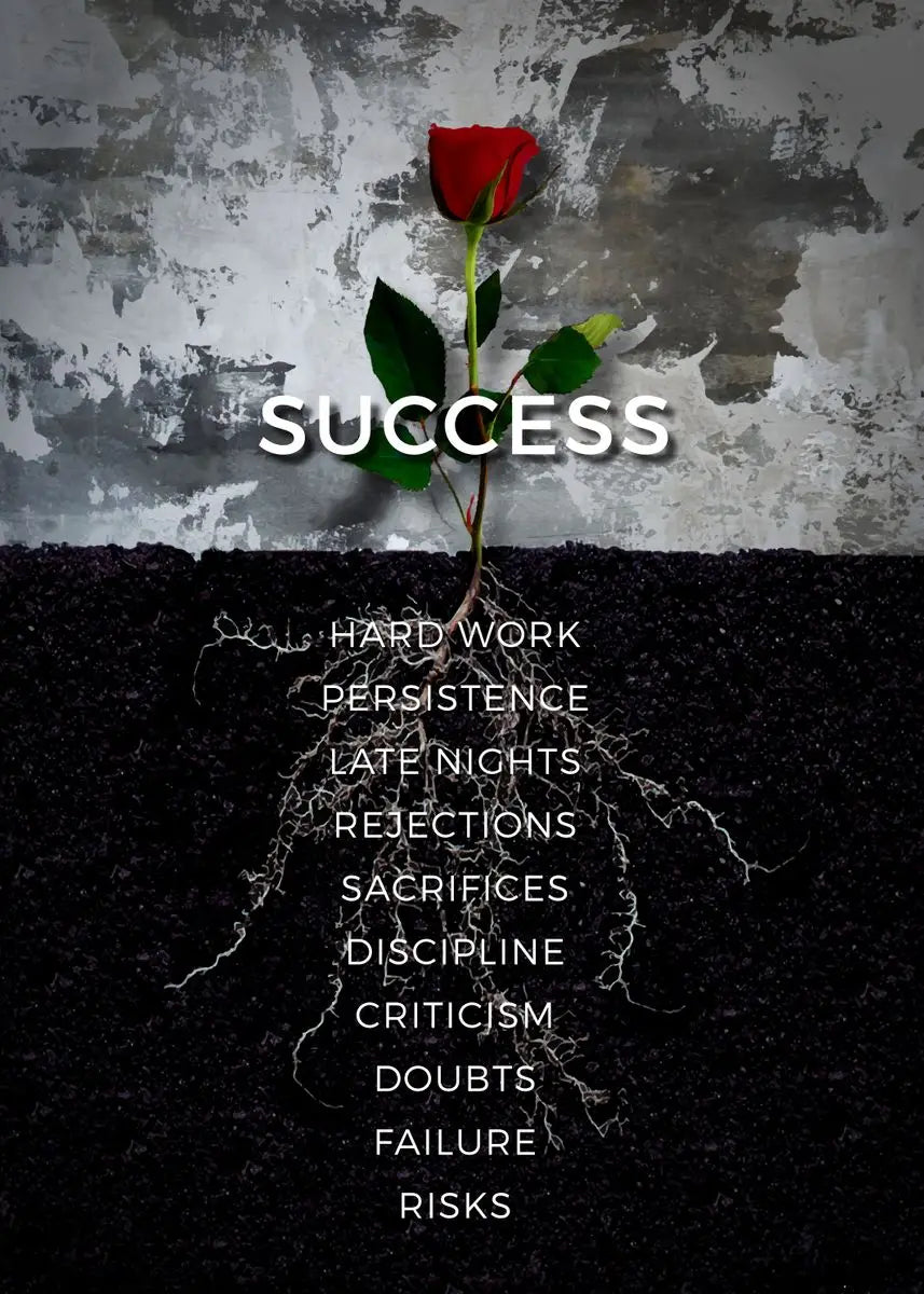Poster met grafisch ontwerp in kleur