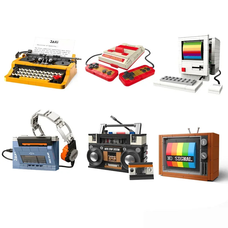 Decoratie woonkamer accessoires - Retro elektronica bouwpakket voor nostalgische sfeer