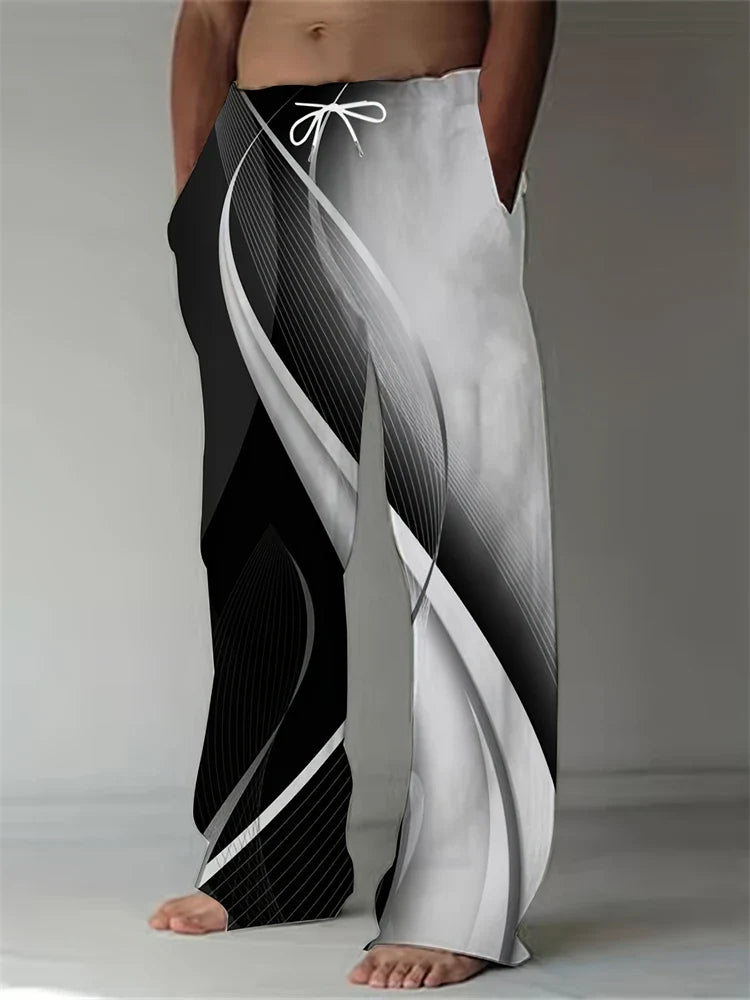 Linnen broek man met minimalistisch design – Modern en eenvoudig