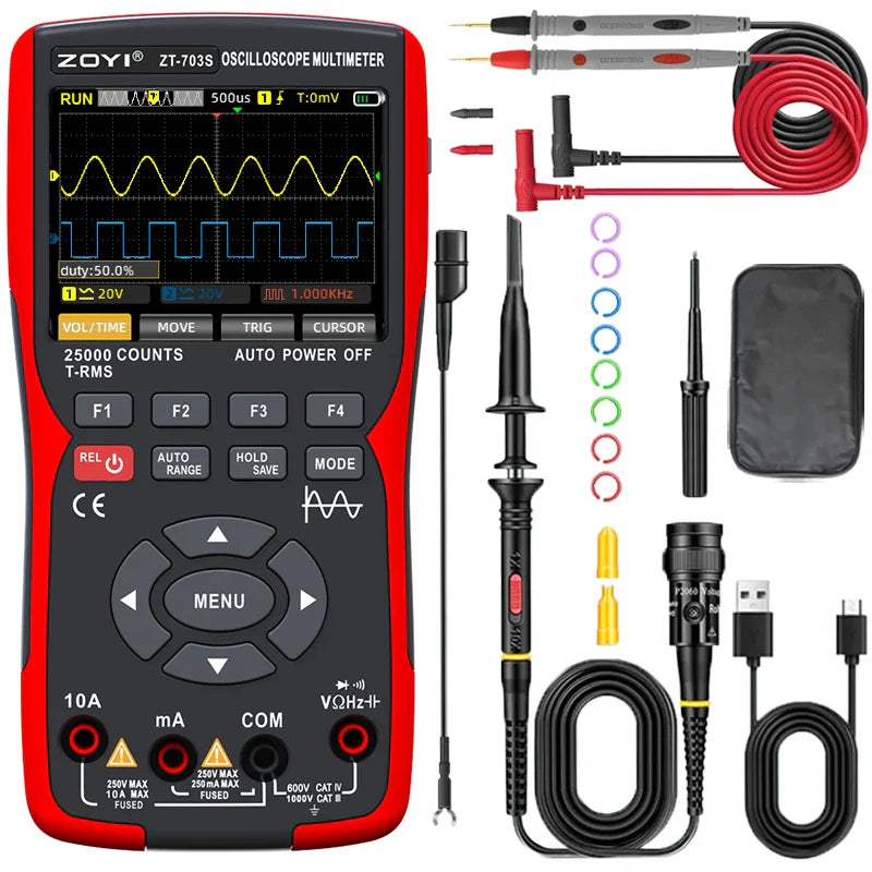 Multimeter met hold-functie voor meetwaarden