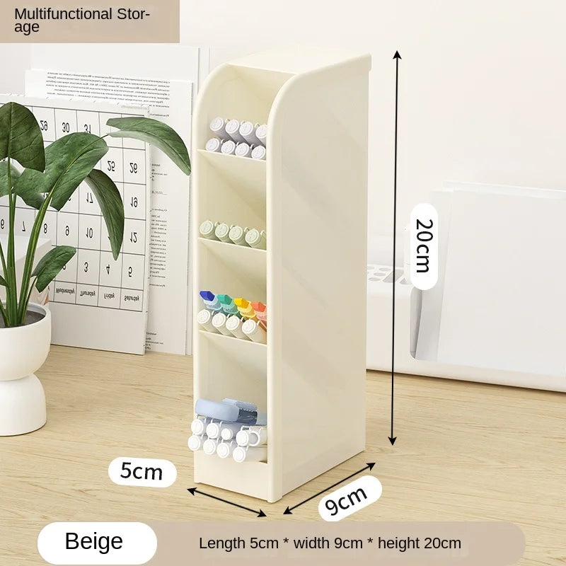 Organizer set voor bureau in neutrale kleuren