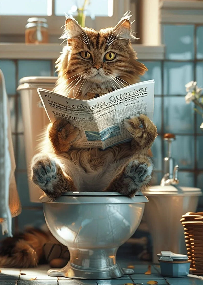 Dierenposter met realistische details