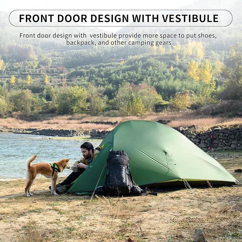Pop up tent voor backpackers – Licht en compact