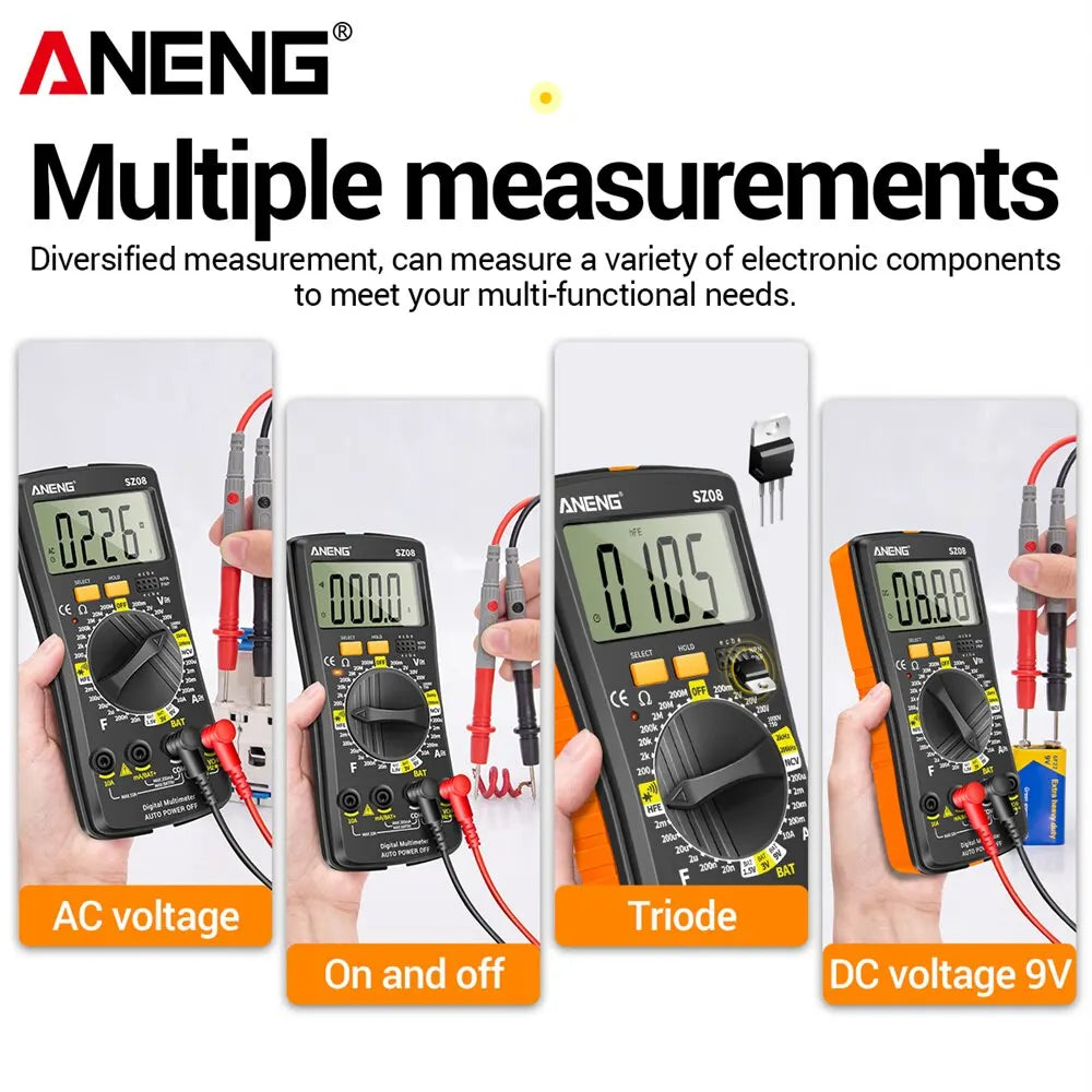 Multimeter voor dagelijks gebruik door elektriciens