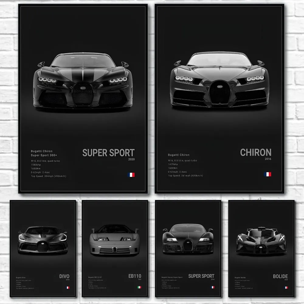 Posterset voor harmonieuze wand