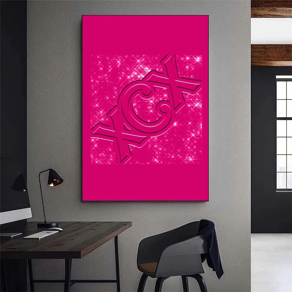 Kinderkamer poster met alfabet of cijfers