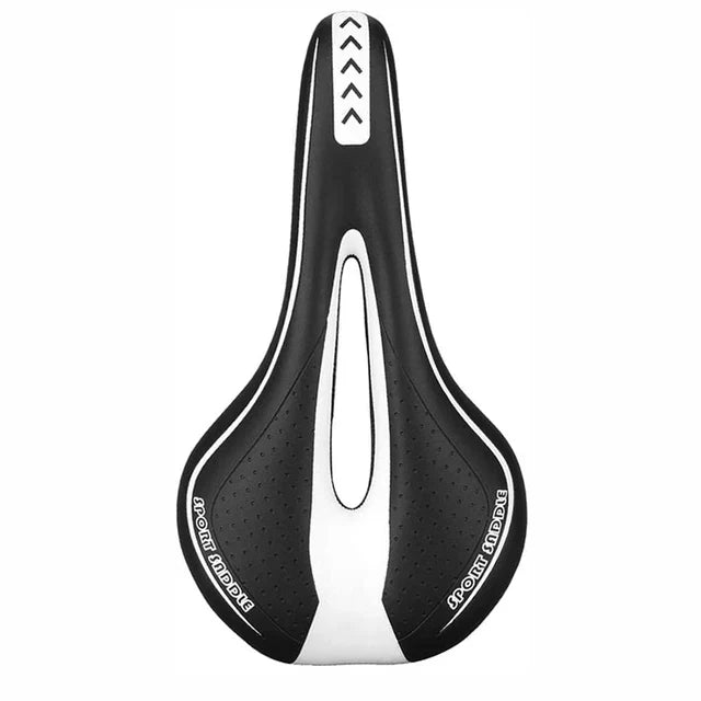 Fietszadel met centrale ventilatieopening