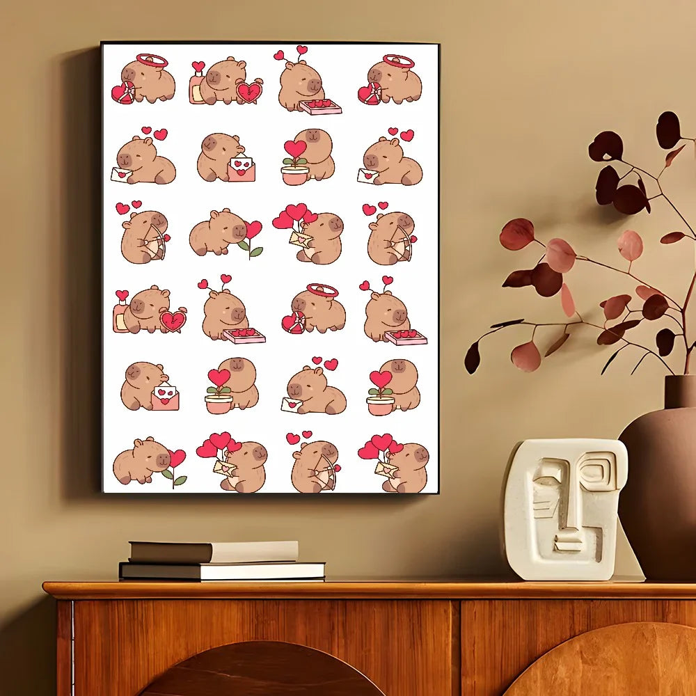 Poster met zonsondergang – Sfeervol en warm
