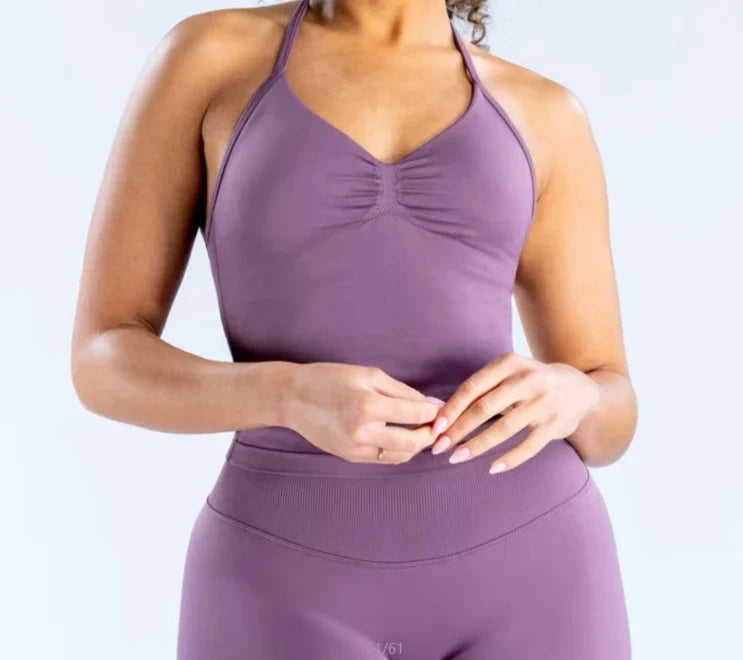 Moderne yoga kleding van H&M in effen kleur