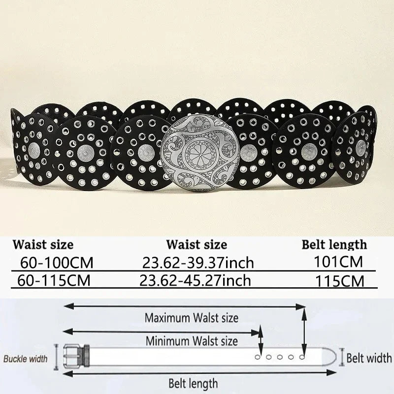 Brede riem dames om taille te accentueren
