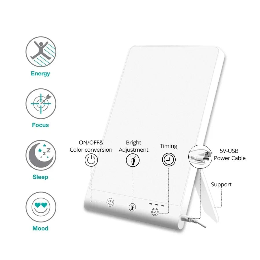 Wake up light met schemerfunctie – Rustig inslapen met licht