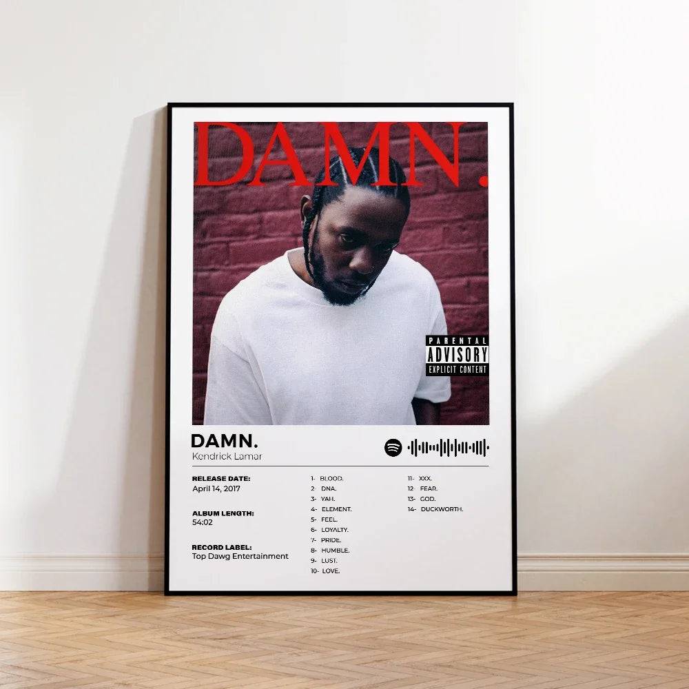 Woonkamer poster met rustgevende kleuren