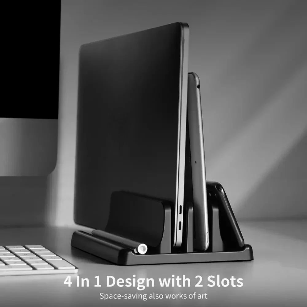 Laptop standaard met opbergruimte