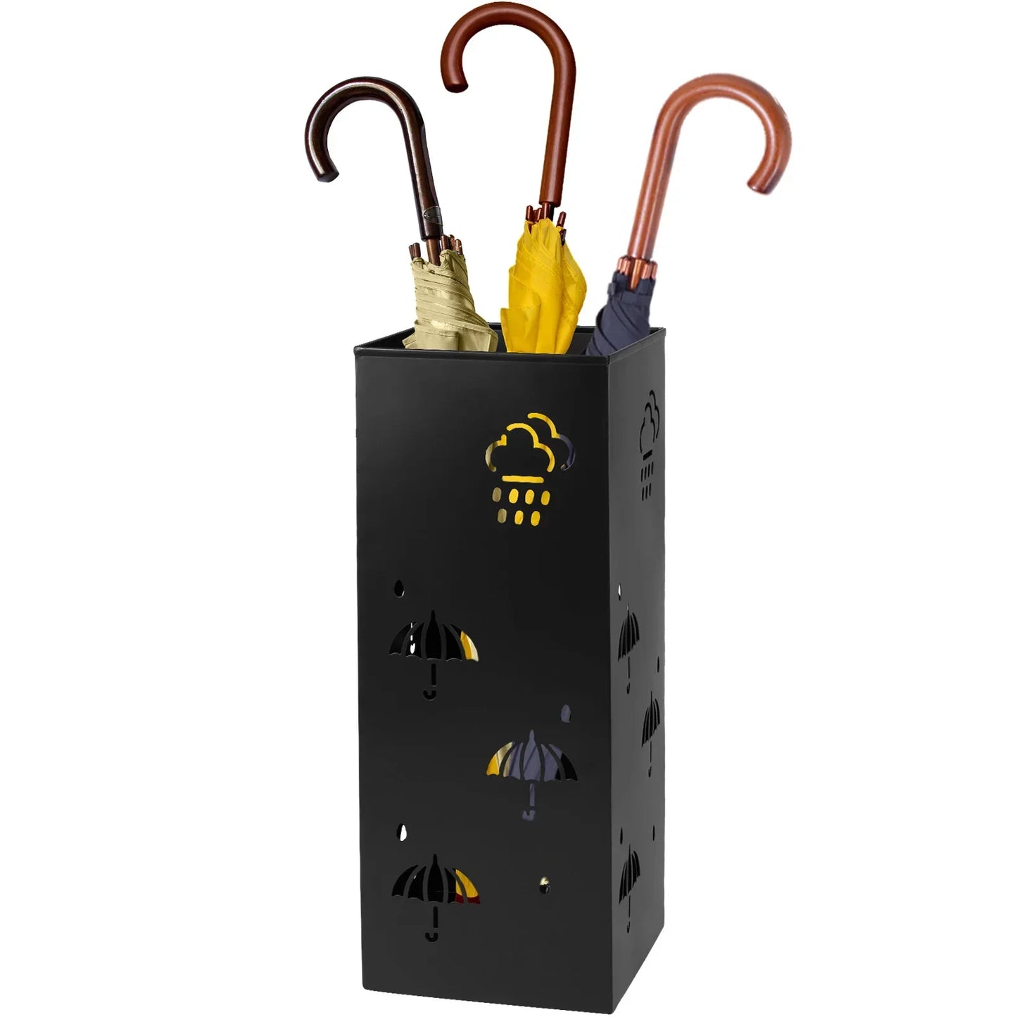 Opvallende paraplubak voor entree