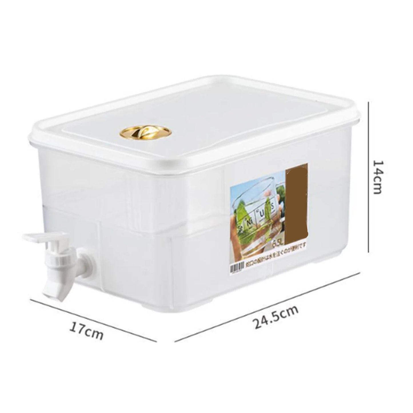 Drankdispenser voor wellness – Vul met kruiden en fruit
