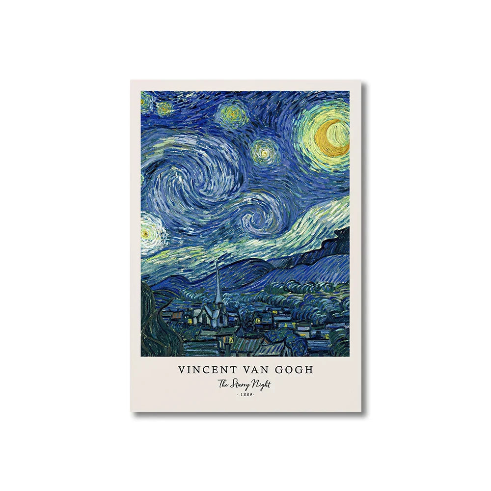 Woonkamer poster met rustgevende kleuren