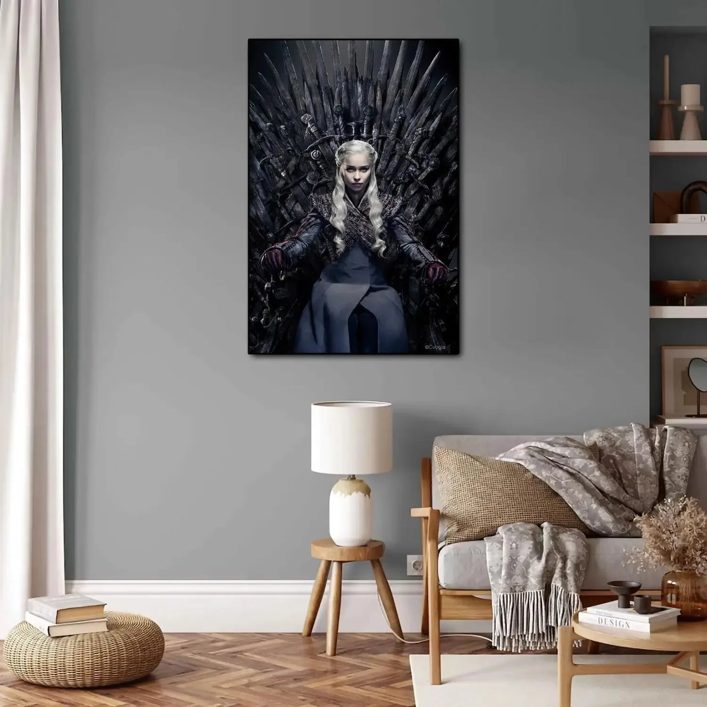 Poster met illustratie β Speels en uniek