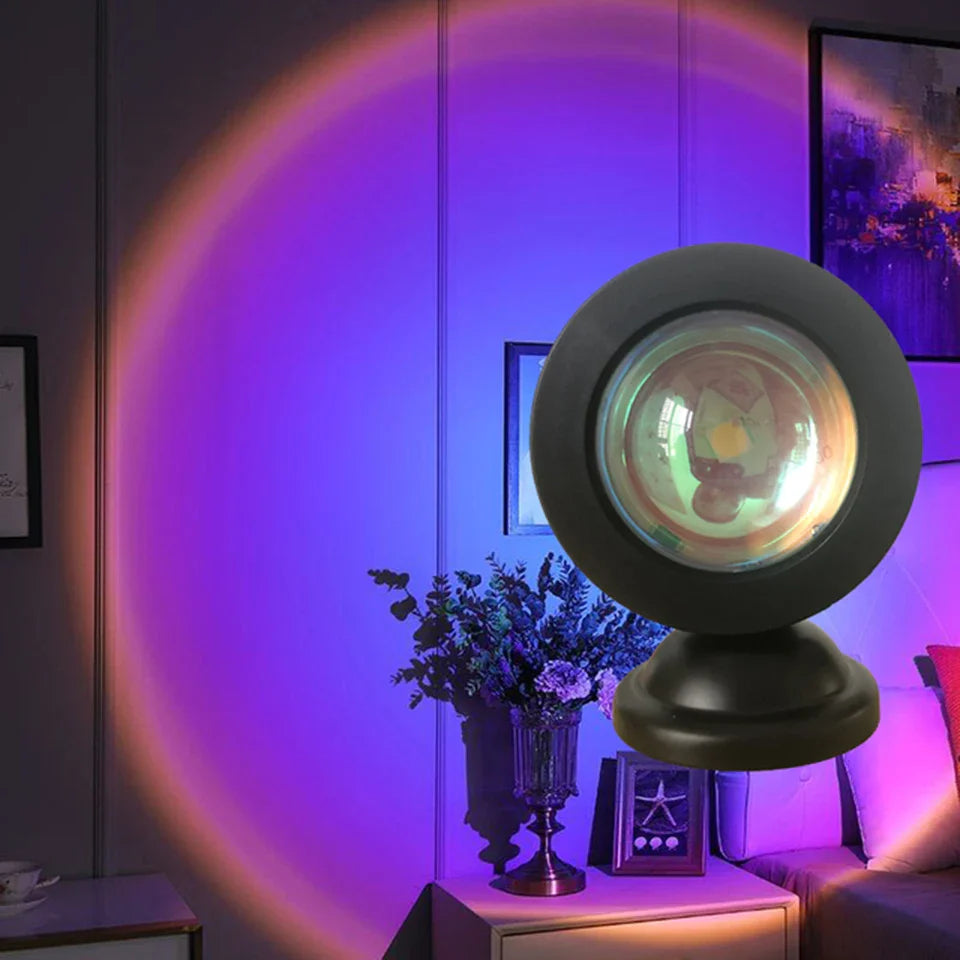 Sterrenhemel projector lamp met maan en wolken