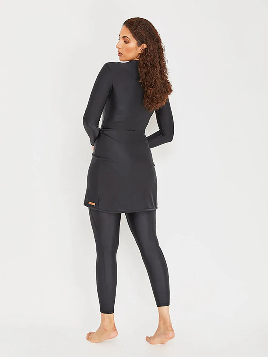Zwemjurk met plissé effect – Luxe en elegantie